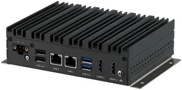 Alt view image 3 of 4 - NEXCOM Industrial Mini PC | Fanless Edge Computing System Neu-X101-6C-DC-AIC Intel® Celeron® Processor J3455 1.5-2.3GHz, Windows 10 IoT Entry , 8G RAM, 128G SSD, 2xLANs, 6xCOM RS232/422/485