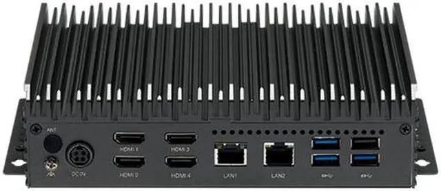 Alt view image 2 of 4 - NEXCOM Industrial AI PC, Fanless Desktop Computer NDiS V1100-i3-AIC Intel® Core Processor i3-1115G4E 2.2-3.9GHz, Windows 10 IoT Value, 16G RAM, 128G SSD, 2 x LANs, 2xCOM RS232/422/485,