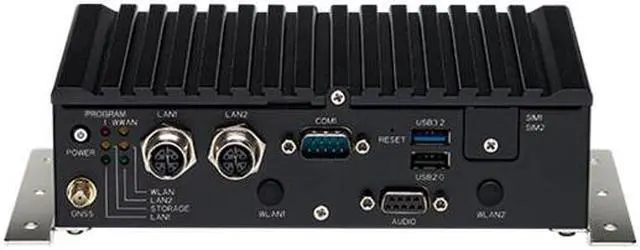 Main image of NEXCOM Fanless Industrial PC | Vehicle computer nROK 1030-A Intel Atom® x6211E dual-core processor, 1.3GHz/3GHz (burst), TDP 6W 1 x 260-pin DDR4 SO-DIMM socket support 3200MHz up to 32GB default 2666