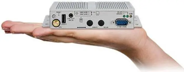 Alt view image 4 of 5 - NEXCOM Vehicle computer | Industrial Mini PC VTC 1910-S Intel Atom® processor Bay Trail E3815, 1.46GHz 1 x 204-pin DDR3L SO-DIMM socket support 1066MHz/ 1333MHz up to 8GB. Default 4GB