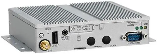 Alt view image 5 of 5 - NEXCOM Vehicle computer | Industrial Mini PC VTC 1910-S Intel Atom® processor Bay Trail E3815, 1.46GHz 1 x 204-pin DDR3L SO-DIMM socket support 1066MHz/ 1333MHz up to 8GB. Default 4GB