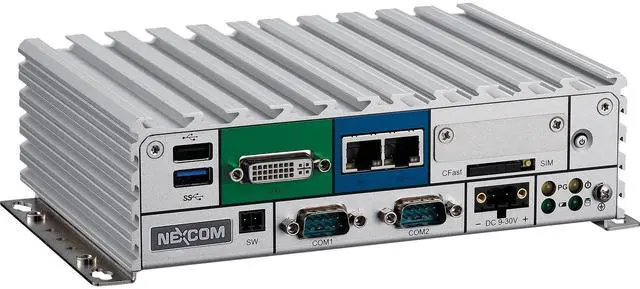 Alt view image 4 of 4 - NexAIoT Fanless Embedded Computer | NISE 105-E3845