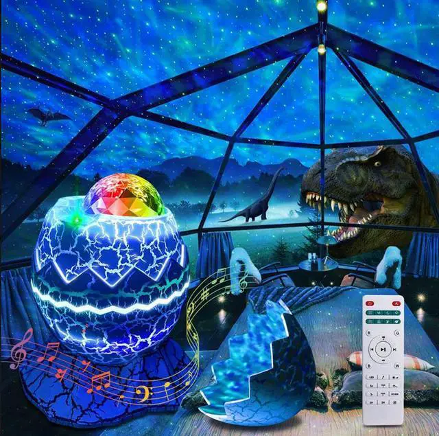 Alt view image 2 of 7 - SUMKEA Star Projector, Dinosaur Egg, Oceanwave Star
