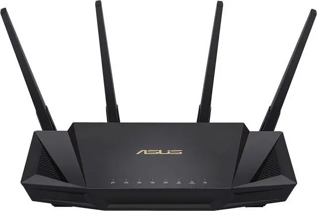 Alt view image 3 of 5 - ASUS - AX3000 DUAL-BAND WIFI 6 WIRELESS ROUTER WITH LIFE TIME INTERNET SECURITY - BLACK