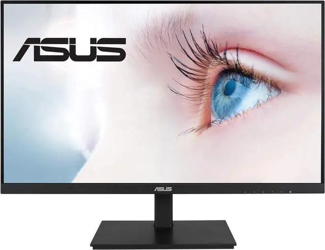 Alt view image 3 of 7 - ASUS VA27DQSB 27" Monitor, 1080P Full HD, 75Hz, IPS, Adaptive-Sync, Eye Care, HDMI DisplayPort VGA USB Hub, Frameless, Ergonomic Design, VESA Wall Mountable, Height Adjustable
