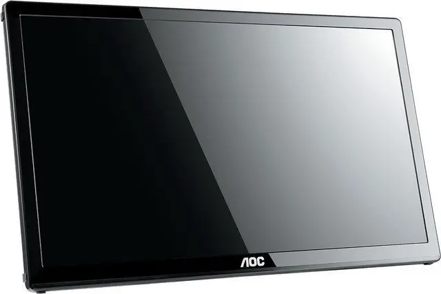Alt view image 5 of 5 - AOC Monitors E1659FWU#2 AOC e1659Fwu 16-Inch Ultra Slim 1366x768 Res 200 cd/m2 Brightness USB 3.0-Powered Portable LED Monitor, NO CASE
