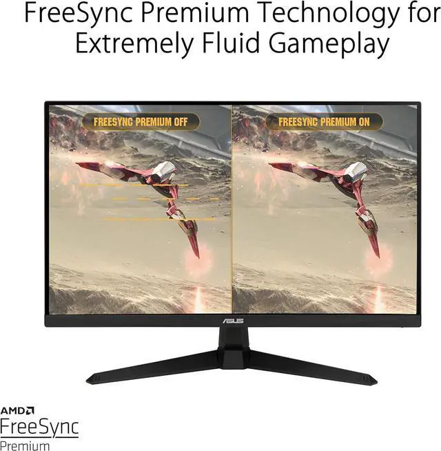 Alt view image 6 of 6 - ASUS TUF Gaming 27" 1080P Gaming Monitor (VG277Q1A) - Full HD, 165Hz (Supports 144Hz), 1ms, Extreme Low Motion Blur, FreeSync Premium, Shadow Boost, Eye Care, HDMI, DisplayPort, Tilt Adjustable