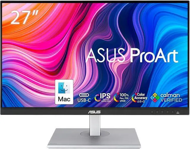 Main image of ASUS ProArt Display 27" 1440P Monitor (PA278CV) - QHD (2560 x 1440), IPS, 100% sRGB/Rec. 709, Delta E < 2, Calman Verified, USB Hub, USB-C, DisplayPort Daisy-Chaining, HDMI, Eye Care, Height Adjustabl
