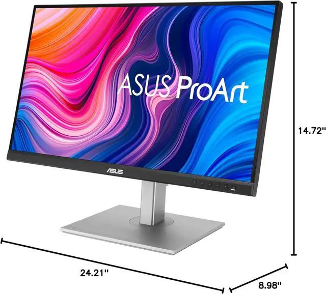 Alt view image 3 of 7 - ASUS ProArt Display 27" 1440P Monitor (PA278CV) - QHD (2560 x 1440), IPS, 100% sRGB/Rec. 709, Delta E < 2, Calman Verified, USB Hub, USB-C, DisplayPort Daisy-Chaining, HDMI, Eye Care, Height Adjustabl
