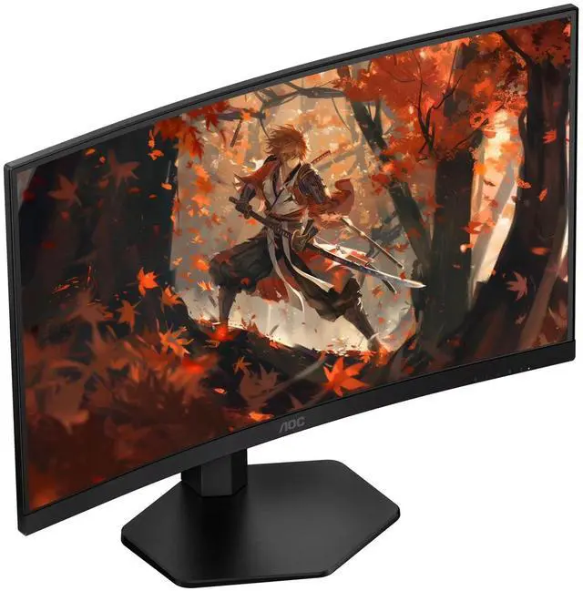 Alt view image 4 of 5 - AOC C27G4X 27-Inch Curved Gaming Monitor, FHD 1920x1080, 180Hz, FreeSync, HDR10, VA Panel, 0.5ms Response