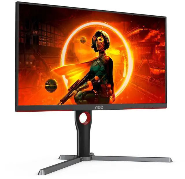 Alt view image 2 of 6 - AOC Q27G3Z 27" 2K QHD (2560 x 1440) 240Hz Gaming Monitor, G-Sync Compatible; HDR; HDMI DisplayPort; 3-Sided Frameless