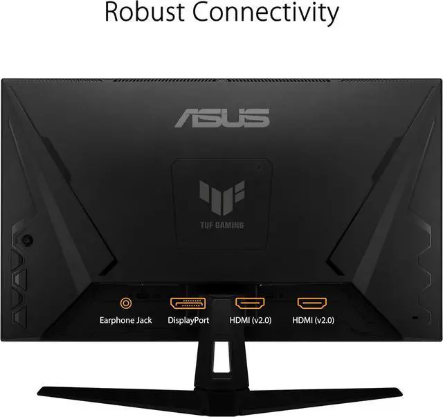 Alt view image 7 of 7 - ASUS TUF Gaming 27" 1440P HDR Monitor (VG27AQ3A) - QHD (2560 x 1440), 180Hz, 1ms, Fast IPS, 130% sRGB, Extreme Low Motion Blur Sync, Speakers, Freesync Premium, G-SYNC Compatible, HDMI, DisplayPort