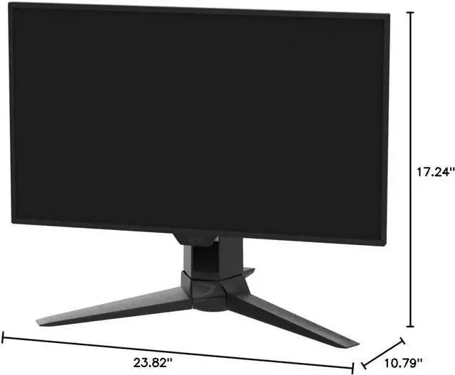 Alt view image 7 of 7 - ASUS 27" 240 Hz OLED WQHD gaming monitor 0.03ms (Gray to Gray) FreeSync Premium & G-Sync Compatible 2560 x 1440 (2K) Anti-glare micro-texture coating, 99% DCI-P3,True 10-bit, Flat Panel PG27AQDM