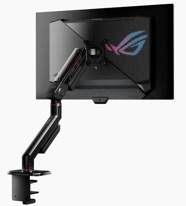 Alt view image 4 of 6 - ASUS ROG Swift 27" (26.5" viewable) 1440P OLED DSC Gaming Monitor (PG27AQDM-R) - QHD (2560x1440) 240Hz, 0.03ms, G-SYNC Compatible, 99% DCI-P3, True 10-bit, Monitor Arm Included