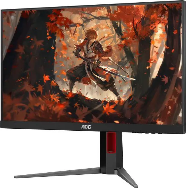 Alt view image 3 of 6 - AOC 24G4 24" Gaming Monitor, Full HD 1920x1080 IPS Panel, 180Hz 1ms, 1x HDMI 2.0, 1x Display Port, Adaptive-Sync, Audio Earphone Out, Console Gaming Ready