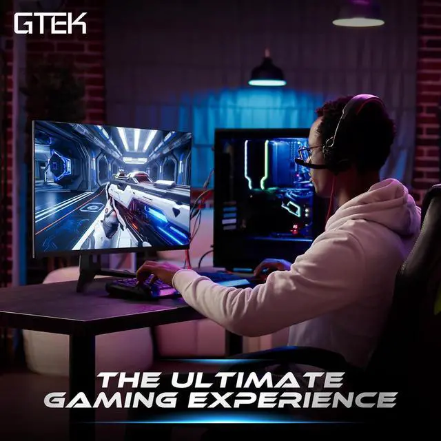 Alt view image 5 of 7 - GTek 240Hz 2K Gaming Monitor, 27 Inch Display Full WQHD 2560 x 1440P, Extreme Low Motion Blur, Fast IPS 1ms MPRT, DisplayPort/HDMI, VESA - Q2740P