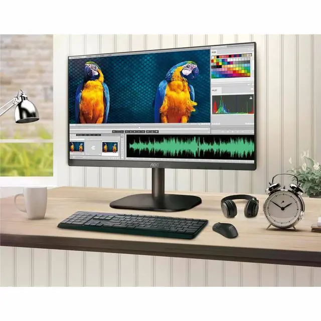 Alt view image 6 of 6 - AOC 27B2HM2 27" FHD 1920x1080 100Hz 4ms LCD VA Monitor