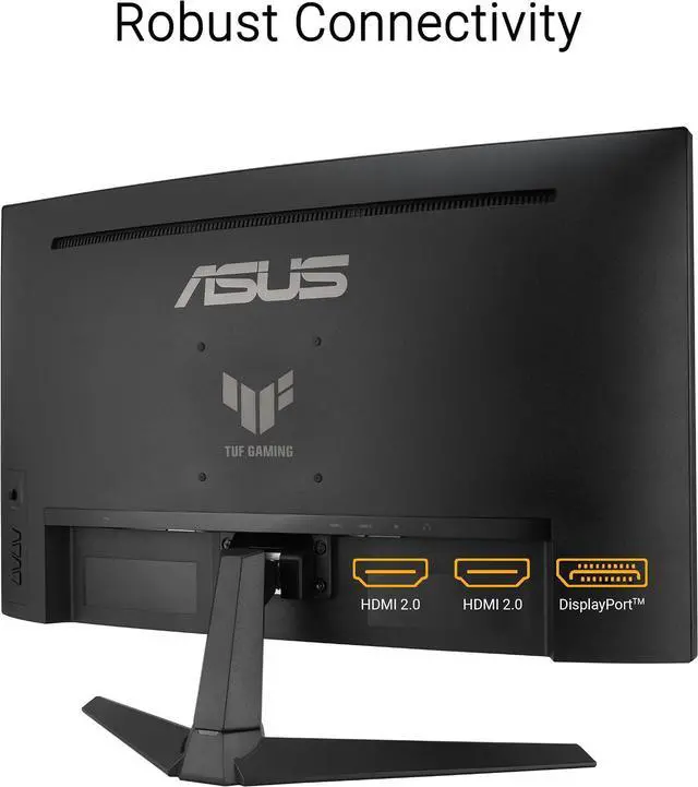Alt view image 4 of 6 - ASUS TUF Gaming 27 inch Full HD 180Hz FHD AMD FreeSync (Adaptive Sync) 1ms ELMB SYNC Built-in Speakers Curved Gaming Computer Monitor VG27VQ3B