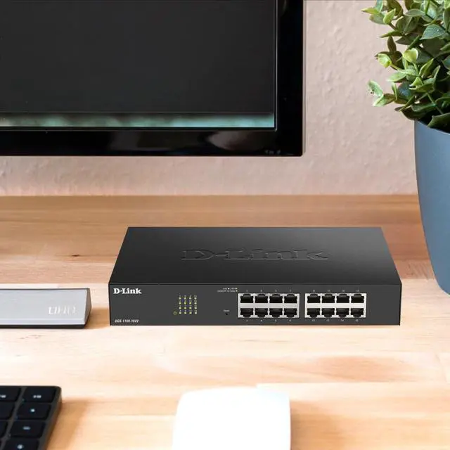 Alt view image 4 of 6 - D-Link 16-Port Gigabit Smart Managed Switch | Web Managed | Cable Diagnostics | NDAA Compliant - (DGS-1100-16V2)