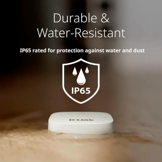 Alt view image 6 of 7 - D-Link Single SW-A2 Water Sensor Pod - Smart Home Water Leak Detection with Flexible Placement and Long-Range Wireless Connectivity