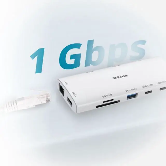 Alt view image 5 of 7 - D-Link 10-in-1 USB-C Hub (DUP-A01)