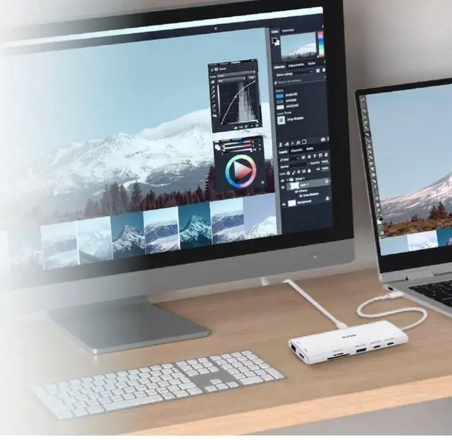 Alt view image 6 of 7 - D-Link 10-in-1 USB-C Hub (DUP-A01)