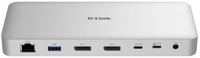 Main image of D-Link 9-in-1 USB4 Docking Station with Dual 8K Display Ports (DUF-901)