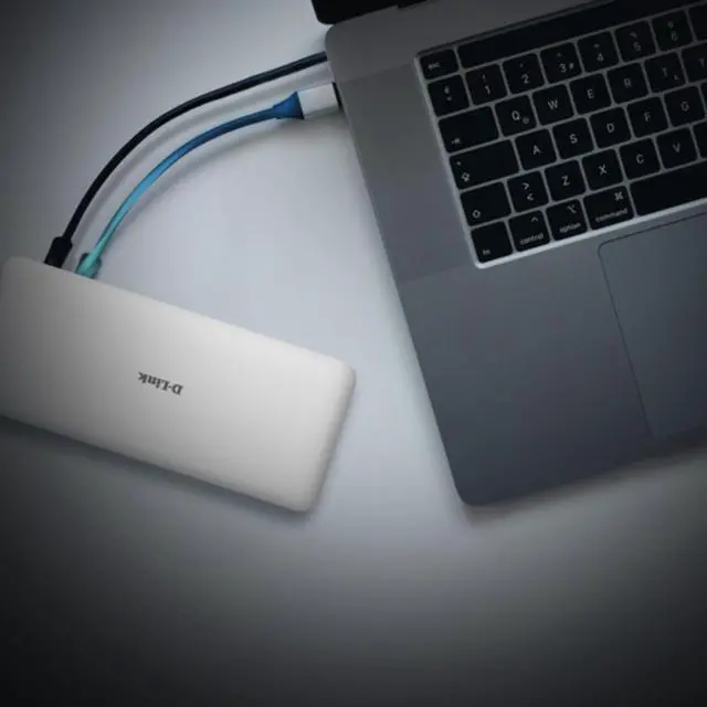 Alt view image 4 of 7 - D-Link 9-in-1 USB4 Docking Station with Dual 8K Display Ports (DUF-901)