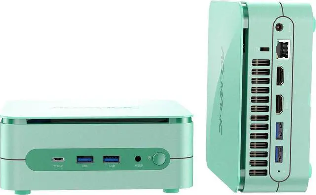 Main image of ACEMAGIC Mini PC i9-12900H(14C/20T, up to 5.0GHz), 32GB DDR4 1TB PCIe4.0 SSD, WiFi 6, BT5.2, Mini Computers with Xe Graphics 96EUs / 4K UHD / USB3.2 / HDMI/Type-C/Windows 11 Green