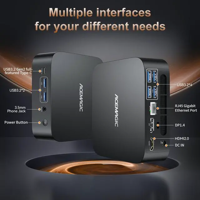 ミニPC ACEMAGIC Mini PC Ryzen 7430U 32/512GB ACEMAGIC Mini PC Ryzen 7430U 32/512GB（Acemagic Mini PC met