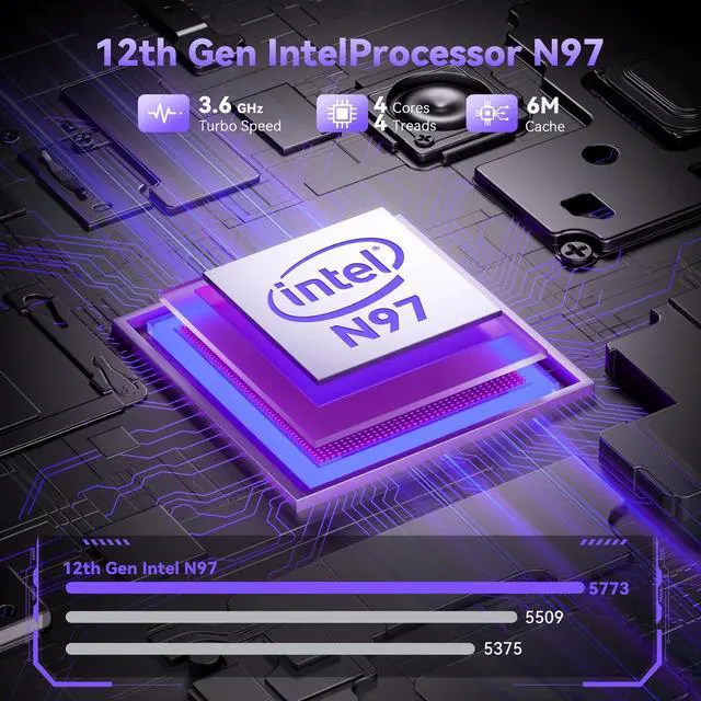 Alt view image 4 of 7 - ACEMAGIC LX15 15.6 in FHD Laptop Intel Alder Lake N97 8GB DDR4 256GB SSD with Windows 11 Pro