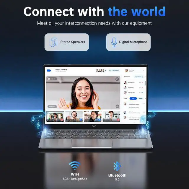 Alt view image 7 of 7 - ACEMAGIC LX15 15.6 in FHD Laptop Intel Alder Lake N97 8GB DDR4 256GB SSD with Windows 11 Pro