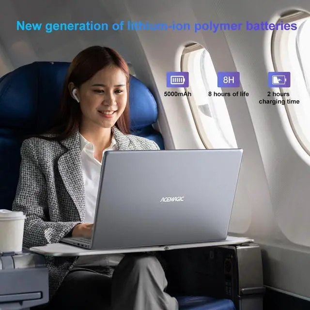 Alt view image 3 of 7 - ACEMAGIC Gaming Laptop 15.6-in AMD Ryzen 7 5825U(8C/16T), Radeon RX Vega 8 Graphics,15.6 FHD Display,16GB RAM 512GB NVMe SSD Laptop Computer with Backlit KB,Type_C (Full Function),WiFi 6, 53Wh Battery