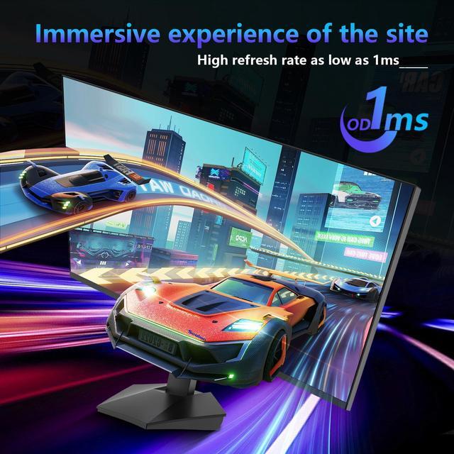 Alt view image 2 of 7 - Sealan 27 Inch Gaming Monitor,Full HD(1920x1080P) VA Panel  240Hz Refresh Rate Computer Monitor with Blue Light Filter,for Gaming & Office(DP,HDMI) - Wall Mountable