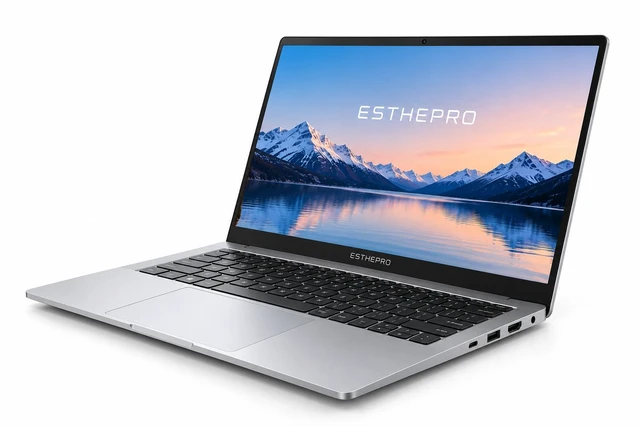 Alt view image 3 of 6 - ESTHEPRO 15.6" laptop - Intel Pentium Silver N6000 - 4 GB RAM - 128 GB Flash Memory - Windows 11 Home