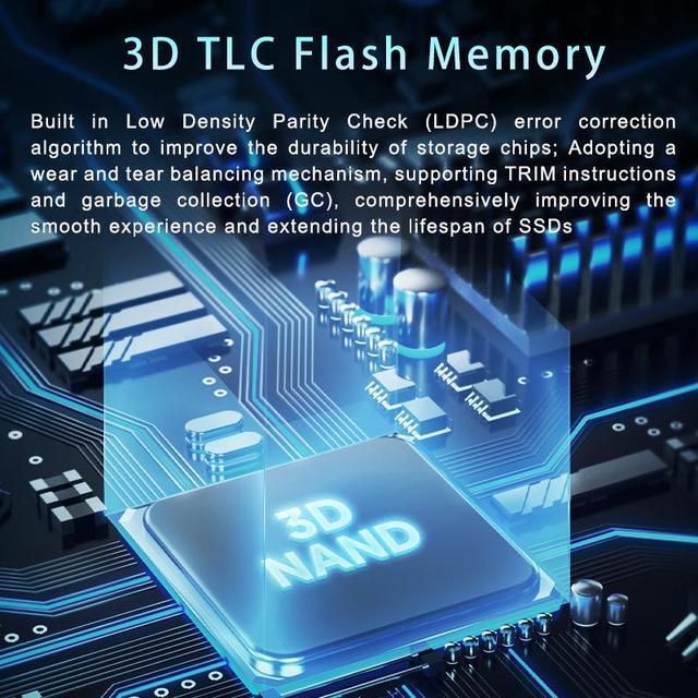 Alt view image 4 of 6 - GUDGA SSD Internal Solid State Drive 2.5 Inch 240GB SATA III 3D TLC NAND Flash 6Gbps Data Storage for PC Laptop Desktop Transfer