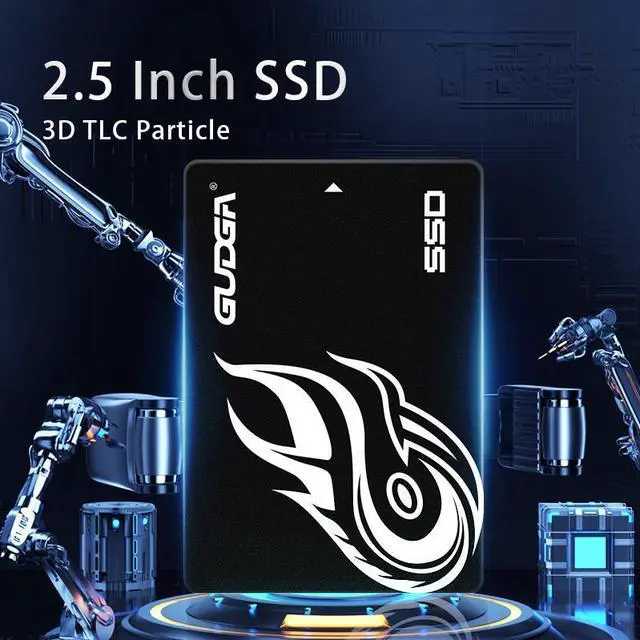 Alt view image 2 of 5 - GUDGA SSD Internal Solid State Drive 2.5 Inch 1TB SATA III 3D TLC NAND Flash 6Gbps Data Storage for PC Laptop Desktop Transfer