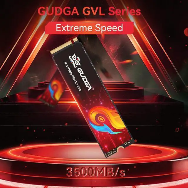Alt view image 3 of 7 - GUDGA SSD Internal Solid State Drive M.2 NVMe 2280 PCIe 3.0X4 Computer Disk Data Storage 3D TLC NAND Flash Hard Drives PC Desktop Laptop 2TB
