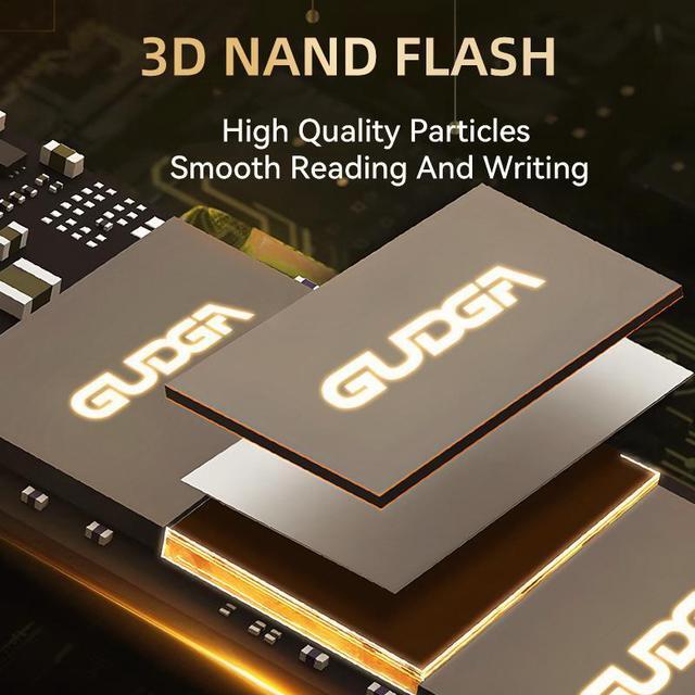 GUDGA 1TB M.2 2280 PCIe 4.0x4 NVME SSD Read Speed Up to