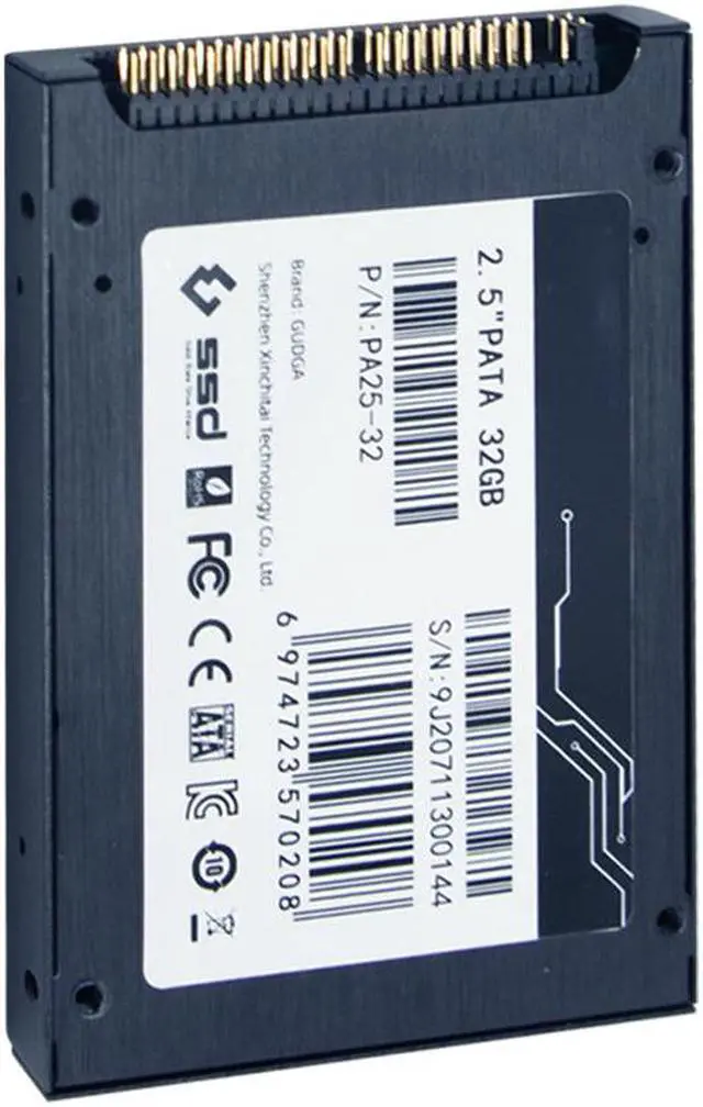 Alt view image 2 of 6 - GUDGA 32GB 2.5 inch PATA/IDE SSD, MLC Flash SM2236 Controller Internal Solid State Disk