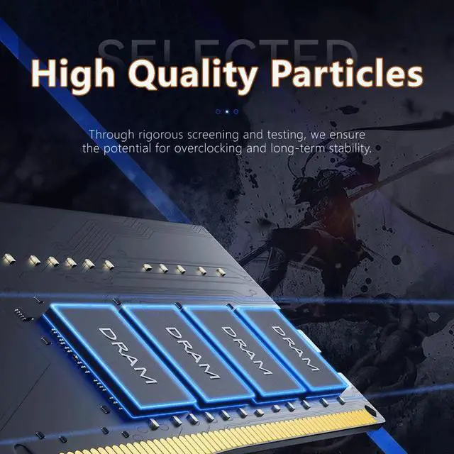 Alt view image 5 of 7 - GUDGA DDR4 32GB 3200MHz 1.35V 288-Pin Desktop Memory RAM for Computer Hardware 32GB (2 x 16GB)