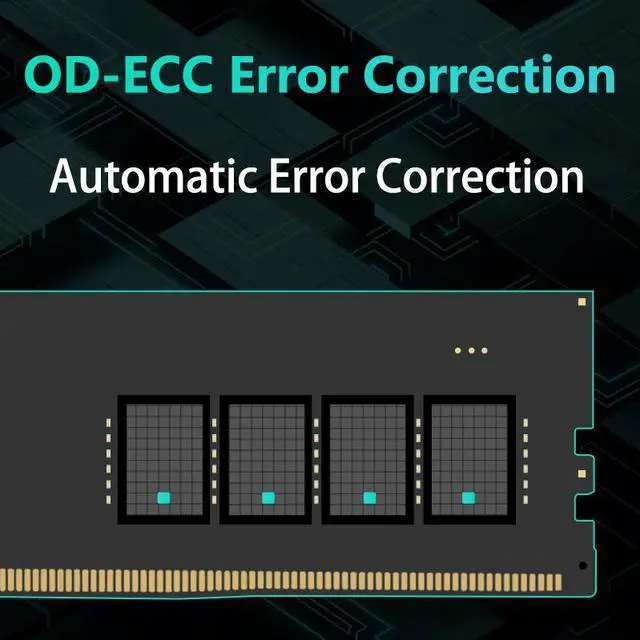 Alt view image 6 of 7 - GUDGA DDR5 Memory RAM 8GB/16GB 4800-6400MHz 1.1-1.35V CL40 with Aluminum Heatsink for Desktop PC 16GB