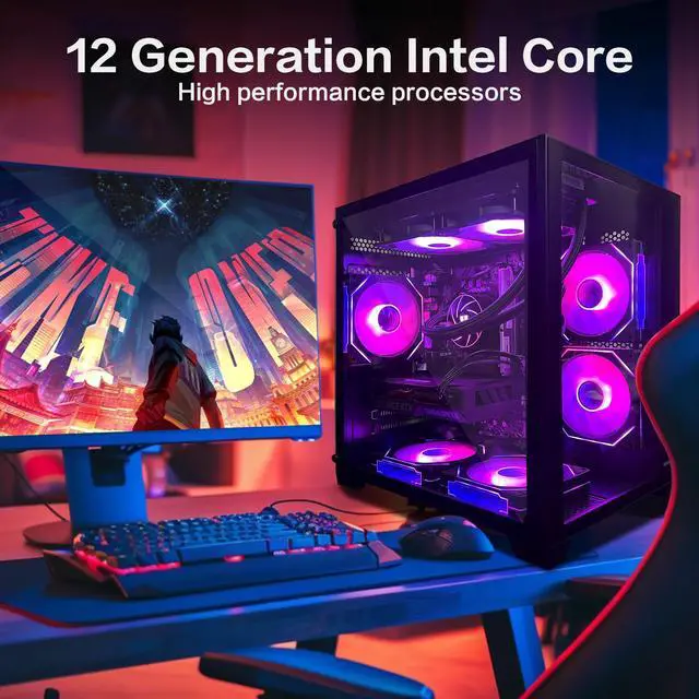 AOACE Gaming Desktop Intel Core i5 12600KF (10 Core up to 4.9GHz ...