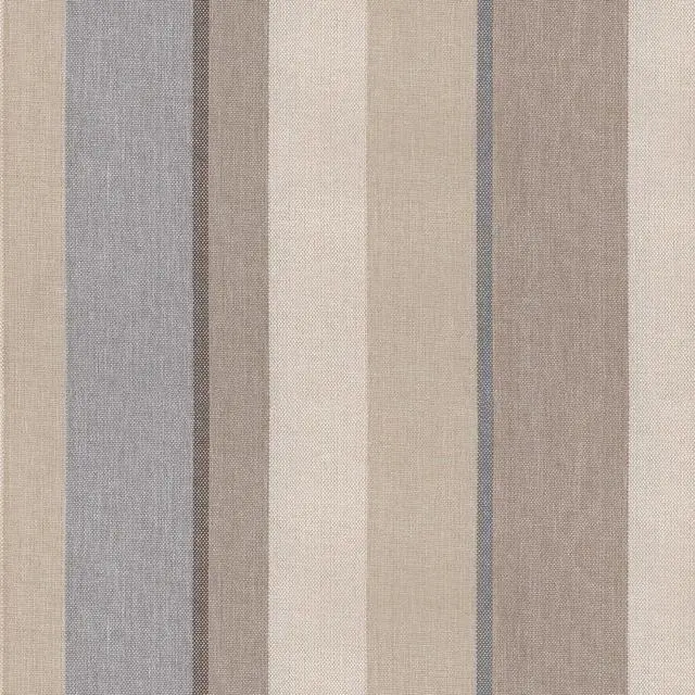 Alt view image 4 of 4 - Outdoor Contoured Tufted Cushion Set, 19.5" W x 18.5" L, Stripe Taupe Outdoor Chair Cushions
