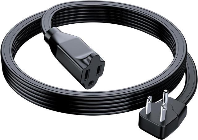 Main image of Maximm Extension Cord Heavy Duty (6 Feet) Flat Wire 3-Prong Flat Plug, 14 AWG Power Cord - UL Certified, Black, Ideal for Home and Office Use, Appliances, Electronics, Power Tools