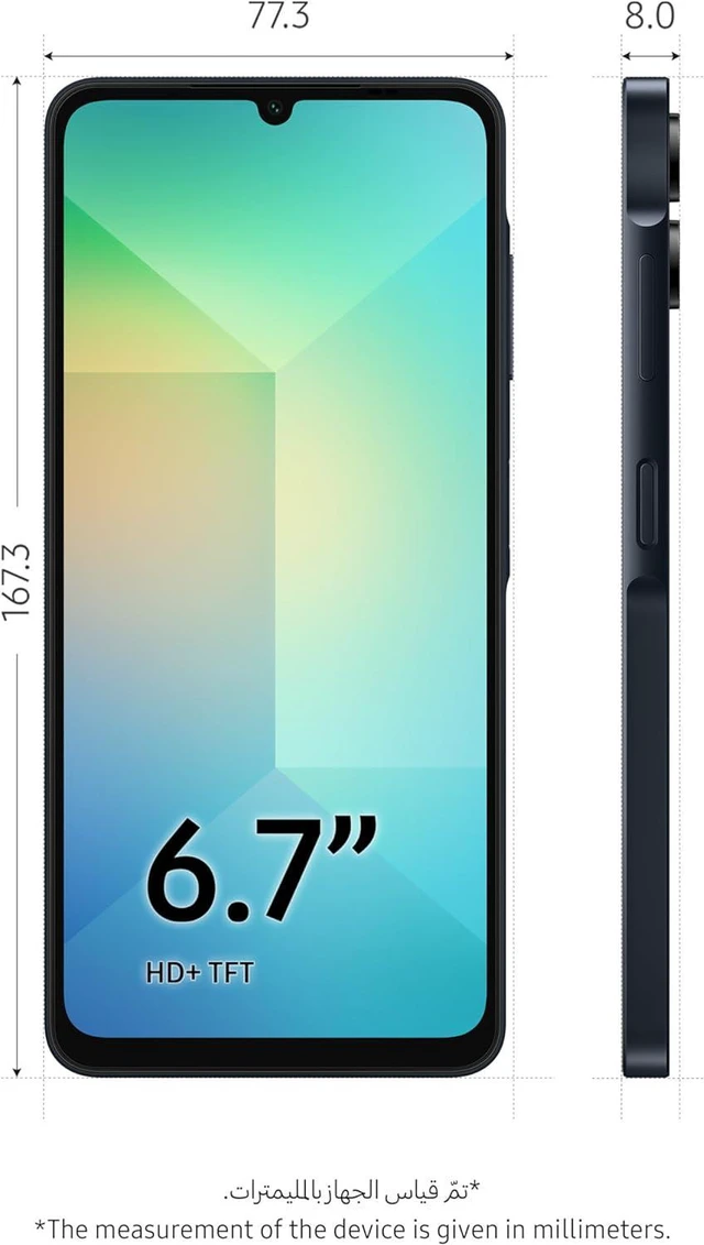 Alt view image 2 of 3 - Samsung Galaxy A06 64GB Dual Sim International Model Brand New, Black (SM-A065F/DS)