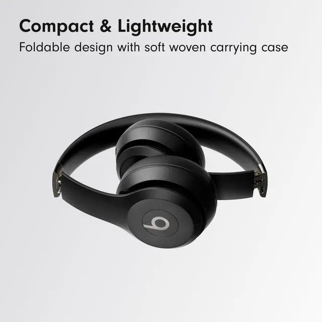 Alt view image 5 of 7 - Beats Solo 4 - Wireless Bluetooth On-Ear Headphones  Apple & Android Compatible  Up to 50 Hours of Battery Life - Matte Black