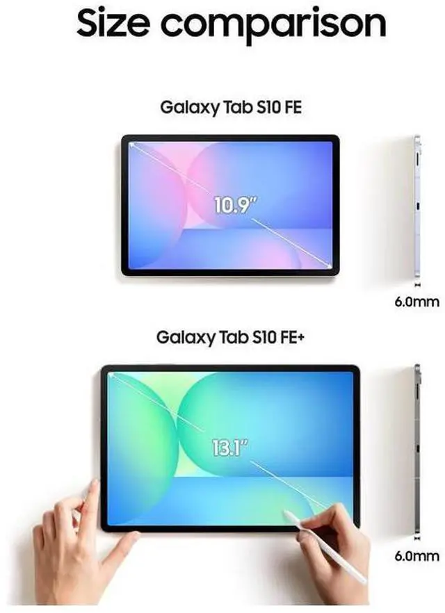 Alt view image 5 of 6 - Samsung Galaxy Tab S10 FE | 128GB  AI Tablet, 10.9, 90Hz, 13MP Camera | IP68, S Pen Included, (Canadian Model)  Brand New
