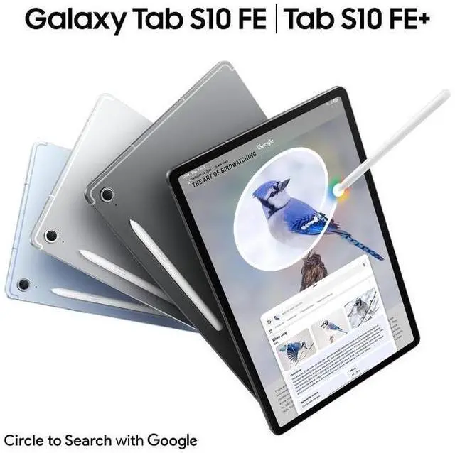 Alt view image 7 of 7 - Samsung Galaxy Tab S10 FE | 128GB  AI Tablet, 10.9, 90Hz, 13MP Camera | IP68, S Pen Included, (Canadian Model)  Brand New Gray
