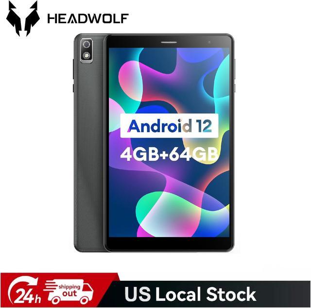 Headwolf FPad2 Tablet, 8 inch 1280 x 800 IPS HD, T310 Quad Core 2.0GHz,  Android 12 Tablet PC 4GB RAM 64GB ROM 5500mAh Battery, 5MP+5MP Dual  Cameras, ...